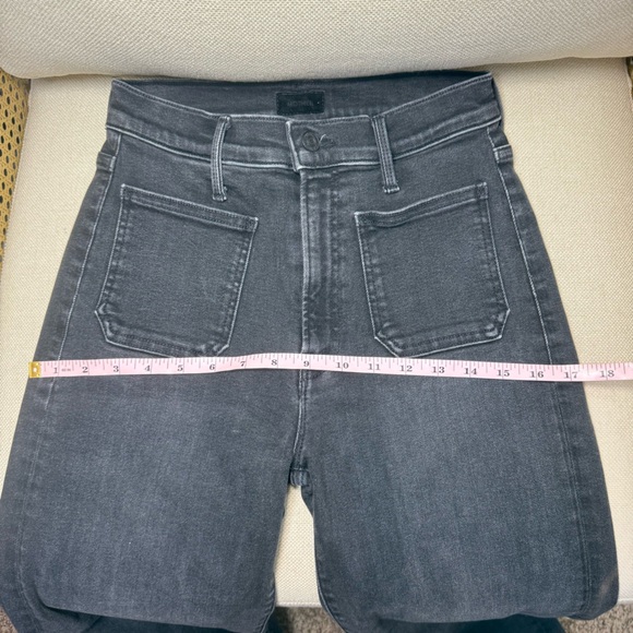 MOTHER The Patch Pocket Rambler Zip Sneak Jeans Size 26 - Picture 11 of 14
